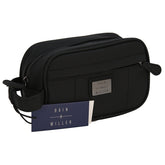 BAIN MILLER - WATERPROOF PU TOILETRY BAG - BLACK